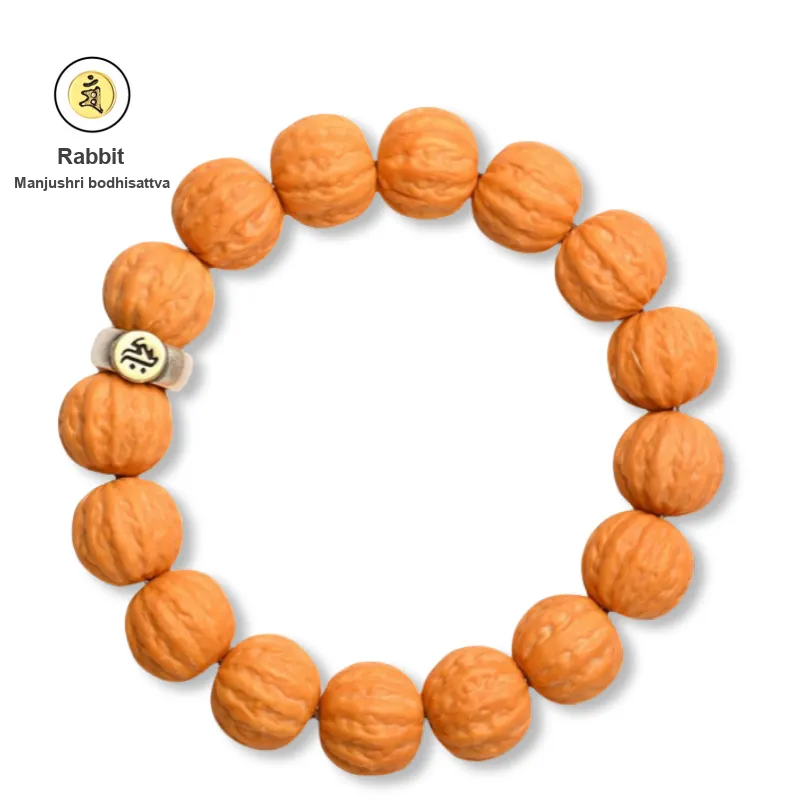 Harf Monkey Head Walnut Bracelets Unisex-8