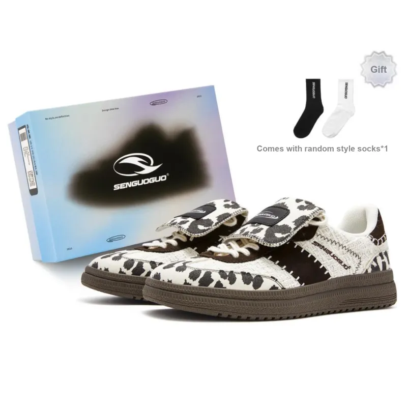 SENGUOGUO Anti-Slip And Wear-Resistant Breathable Low-Top Skateboard Shoes For Spring And Summer Unisex Black-22