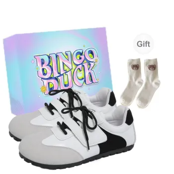 BINGO DUCK Cushioning, Slip Resistant, And Breathable Low Top Casual Shoes Women's