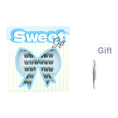 KULESI Нескользящая версия Летний мини жемчужный накладные ресницы одиночный кластер для удлинения