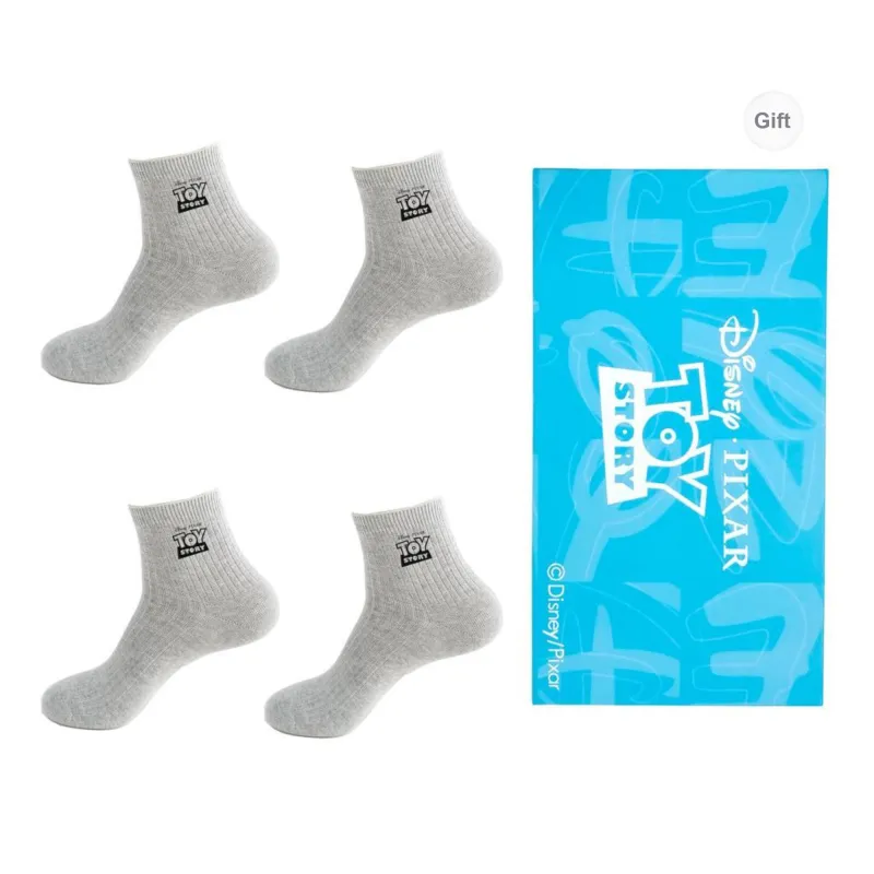 Disney Ankle Socks Unisex Box 4 Pack-4