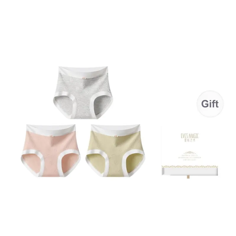 XIA.WA.ZHI.XIU Underpants Women's Shopping Bag 3 Pack-5