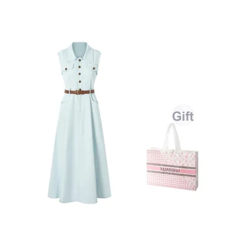 XUANSHU Без рукавов Платье Женское