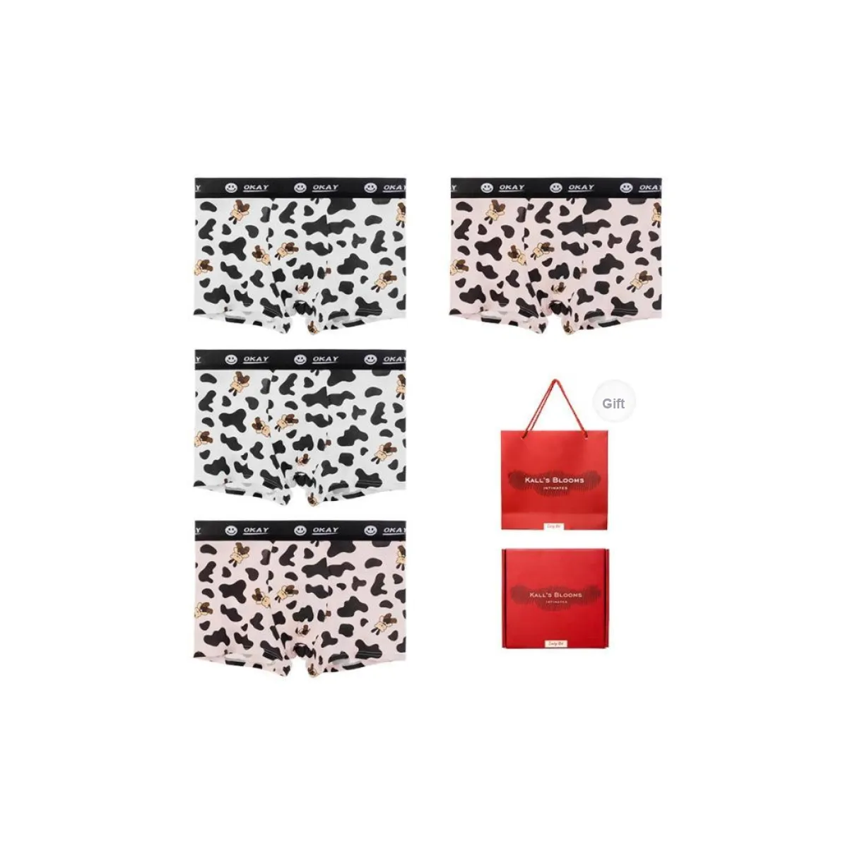 Maiden House Underwear Gift Box Men's Box 4 Pack