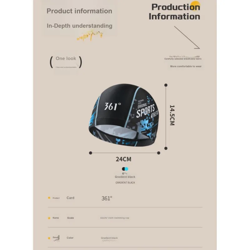 361° Swimming Caps Polyester, Elastane Unisex-4