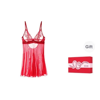 MISS CURIOSITY Nightgown Women's Gift Box Set Scarlet Phantom Snake