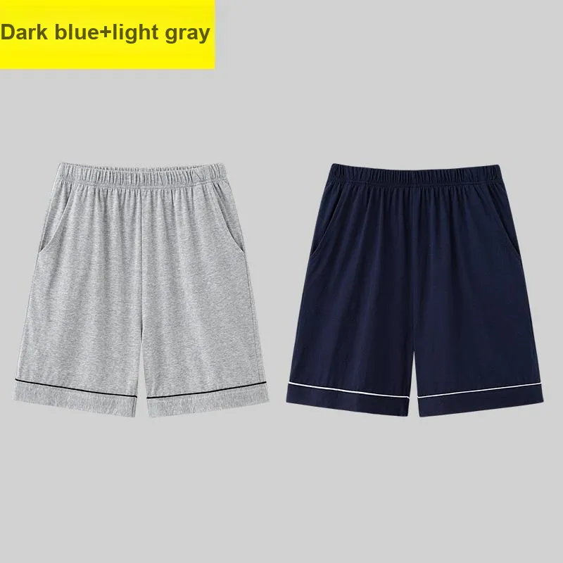 Sleep Knee Length Pants Pajama Pants For Students And Dormitory Home Multiple Colors Men's-19