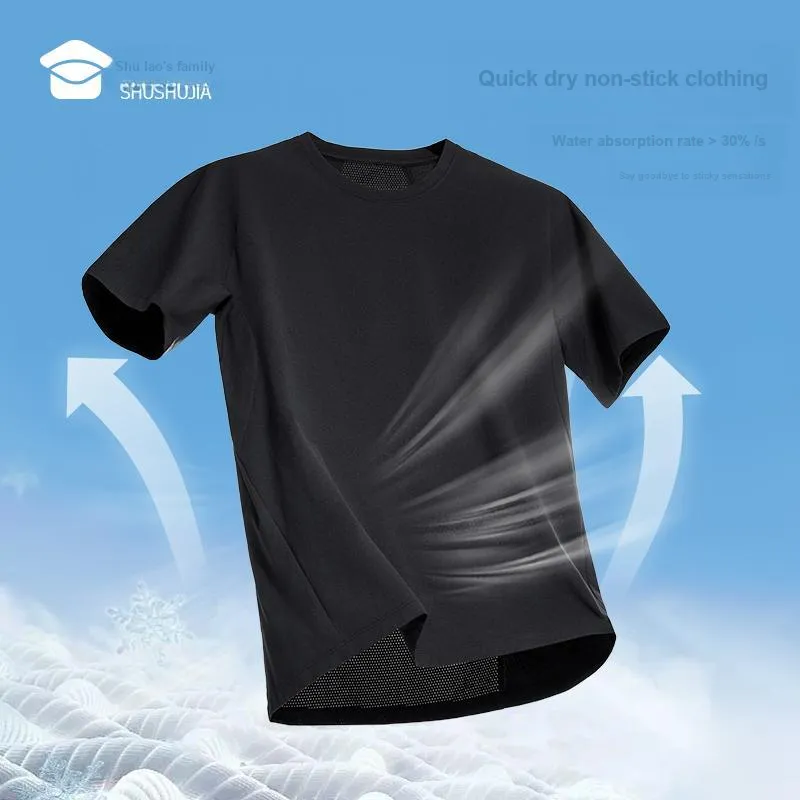 Shu family T Shirts Men Black-3