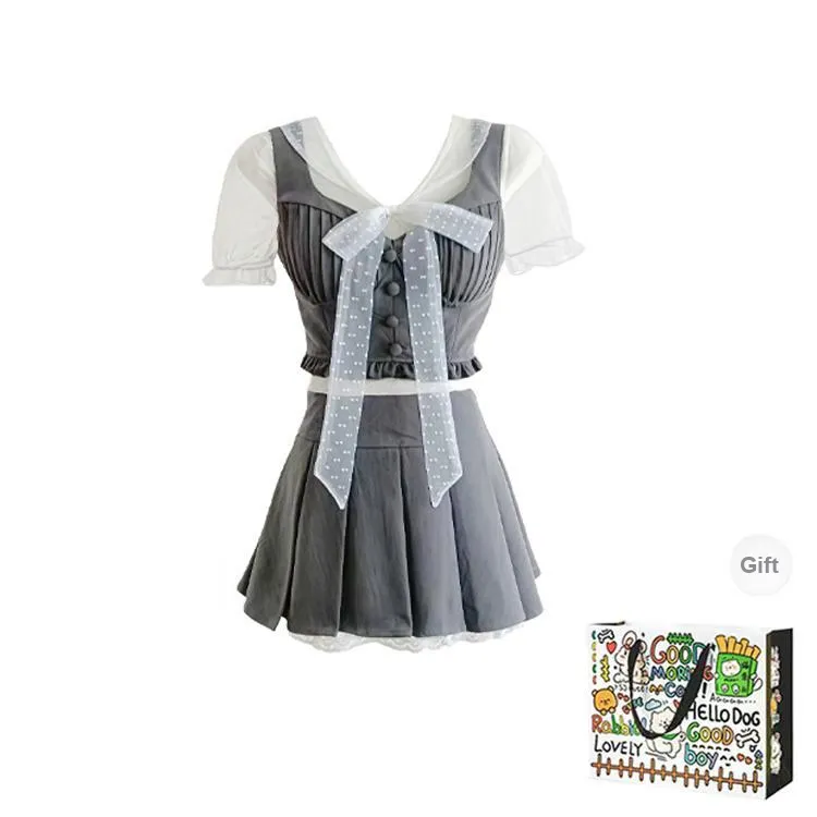 HAPG Two Piece Skirt Sets Women's-0