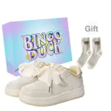 Beige Green+Exclusive Shoe Box+Gift Socks