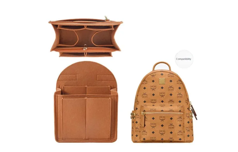 Lan Bao Fan Felt DuPont Paper Bag Accessories Women's Brown-10