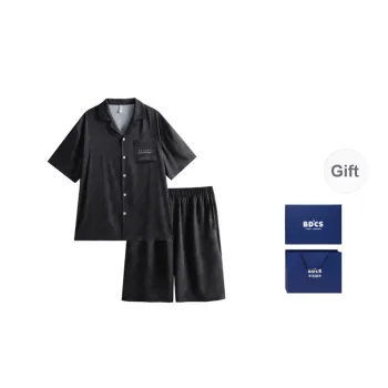 Peninsula City Pajama Set Men's Gift Box Set Black