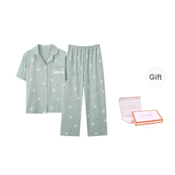 ANVINAL Pajama Gift Box Women's Light Green