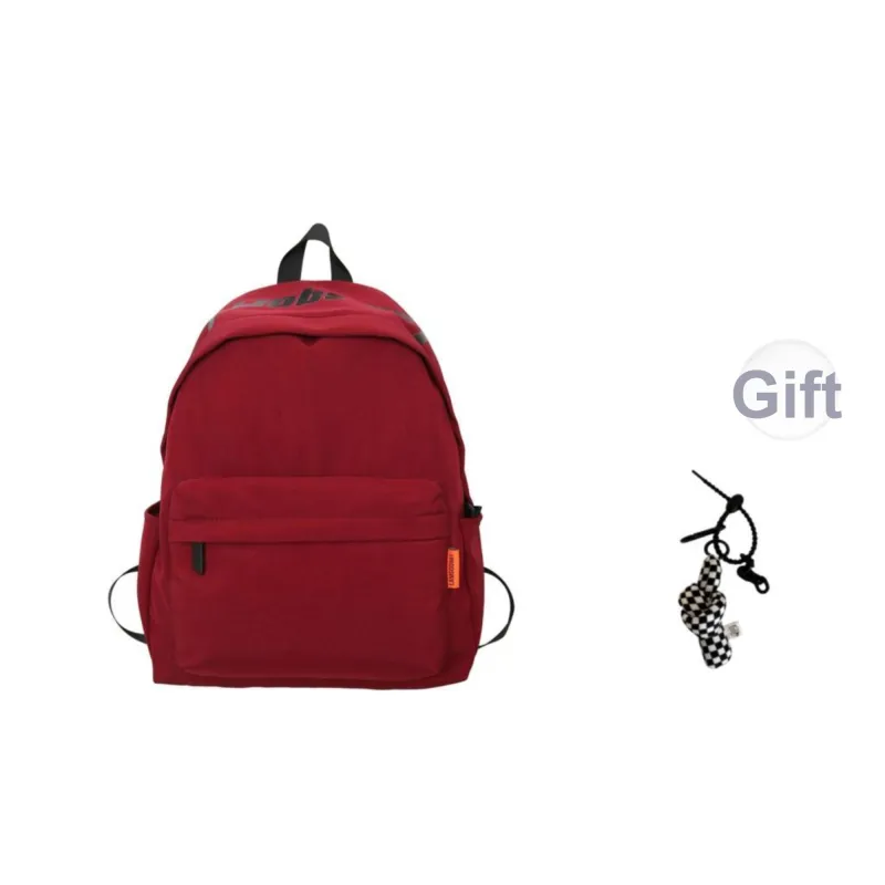 Yalu Nylon Backpack Unisex Ivory/Black/Burgundy/Light Brown/Green-22