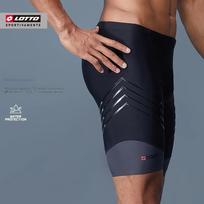 LOTTO Swimming Shorts Men's Black Gray Color-3