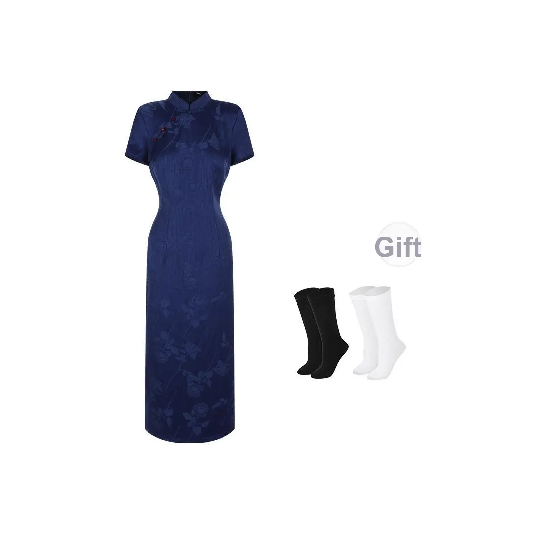 BSEVENI Короткое платье с короткими рукавами женское