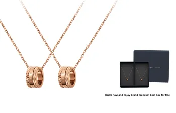Daniel Wellington Alloy DW Kaleidoscope Necklace Collarbone Chain Unisex