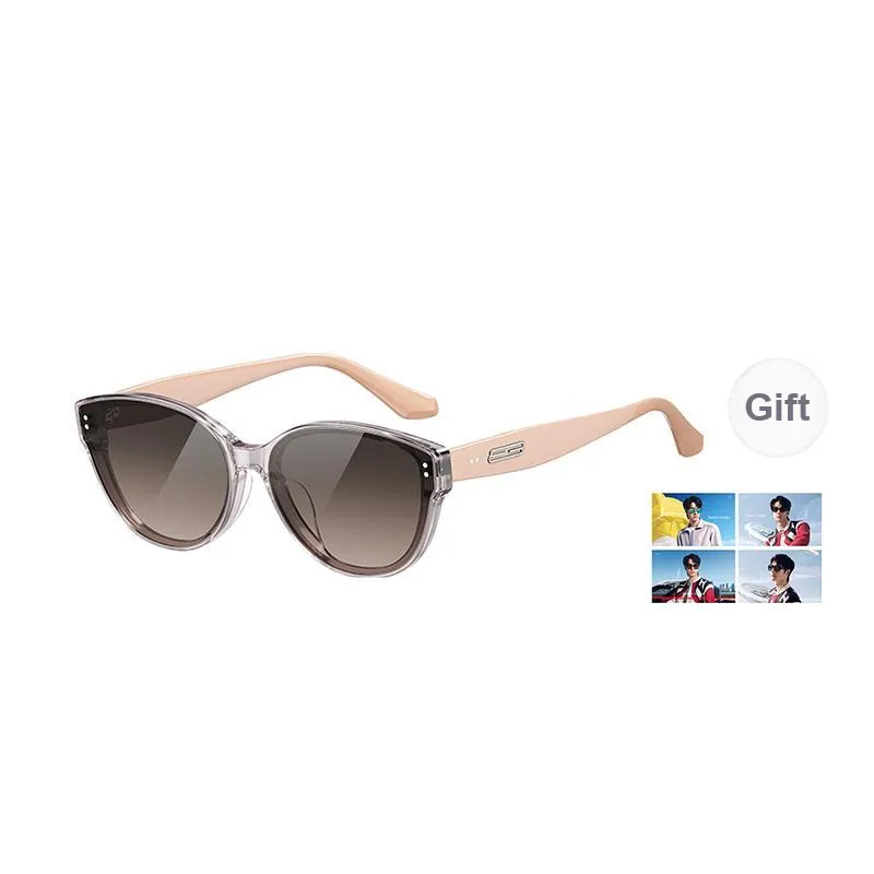 HELEN KELLER Plate Frame Cat Eye Sunglasses Unisex-4