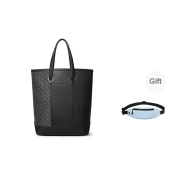 PIERRE CARDIN Top Grain Cow Leather Briefcase Large Size Men's Black