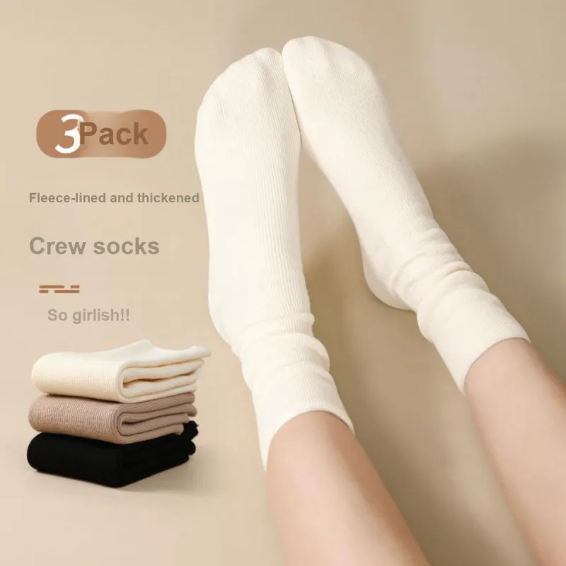 JUNEROSE Mid Calf Socks Women's 3 Pack-3