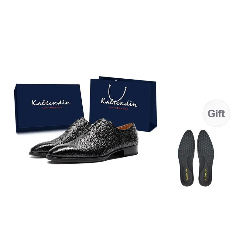 Kaltendin Dress Shoes Men's Black-5