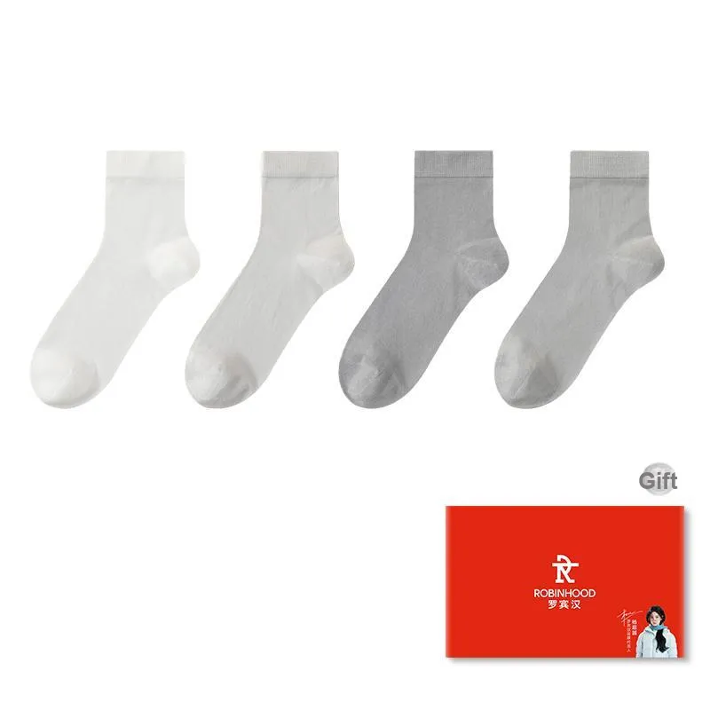ROBINHOOD Mid Calf Socks Men's Box 4 Pack-5