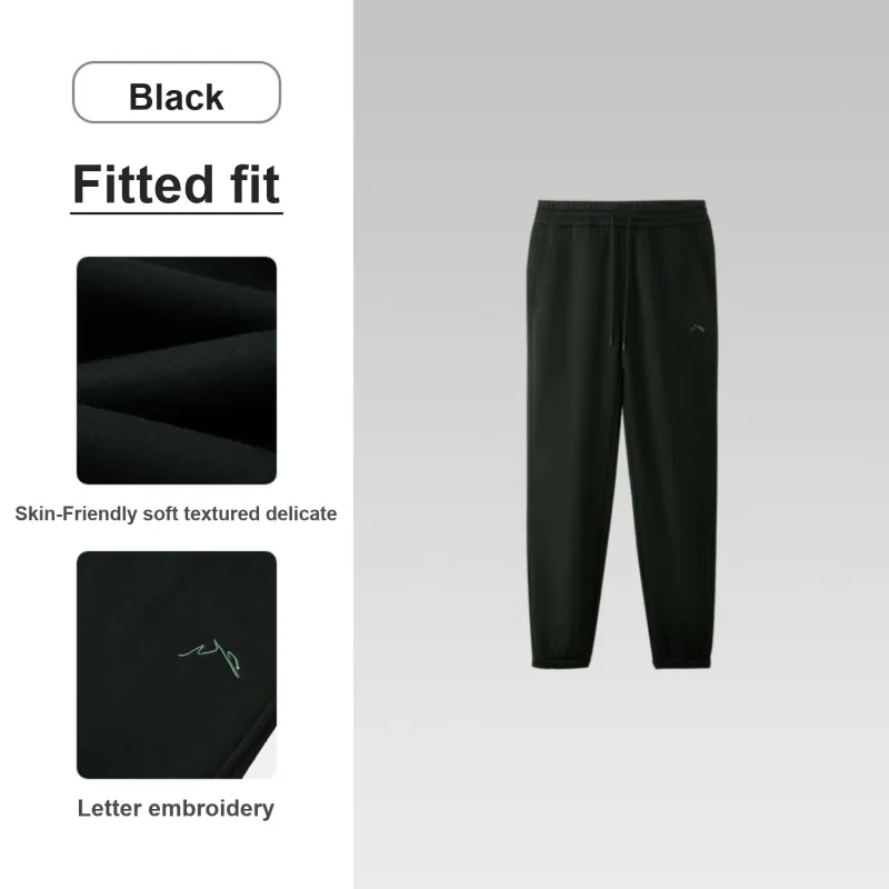 HLA Casual Pants Men Black 77-2