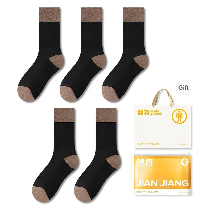 Master Mid Calf Socks Women's Shopping Bag 5 Pack-30