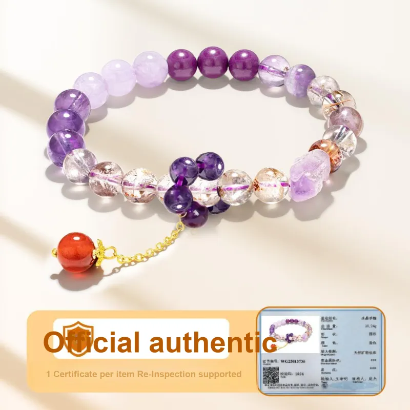 Jodie&Kevin Processing Amethyst Bracelets Unisex-1