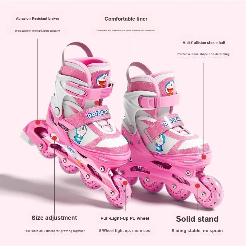 Papaison x Doraemon Adjustable Inline Skate Kids'-2