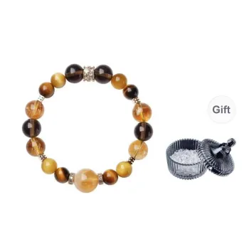 CORJIONY Tiger's Eye Stone Bracelets Unisex