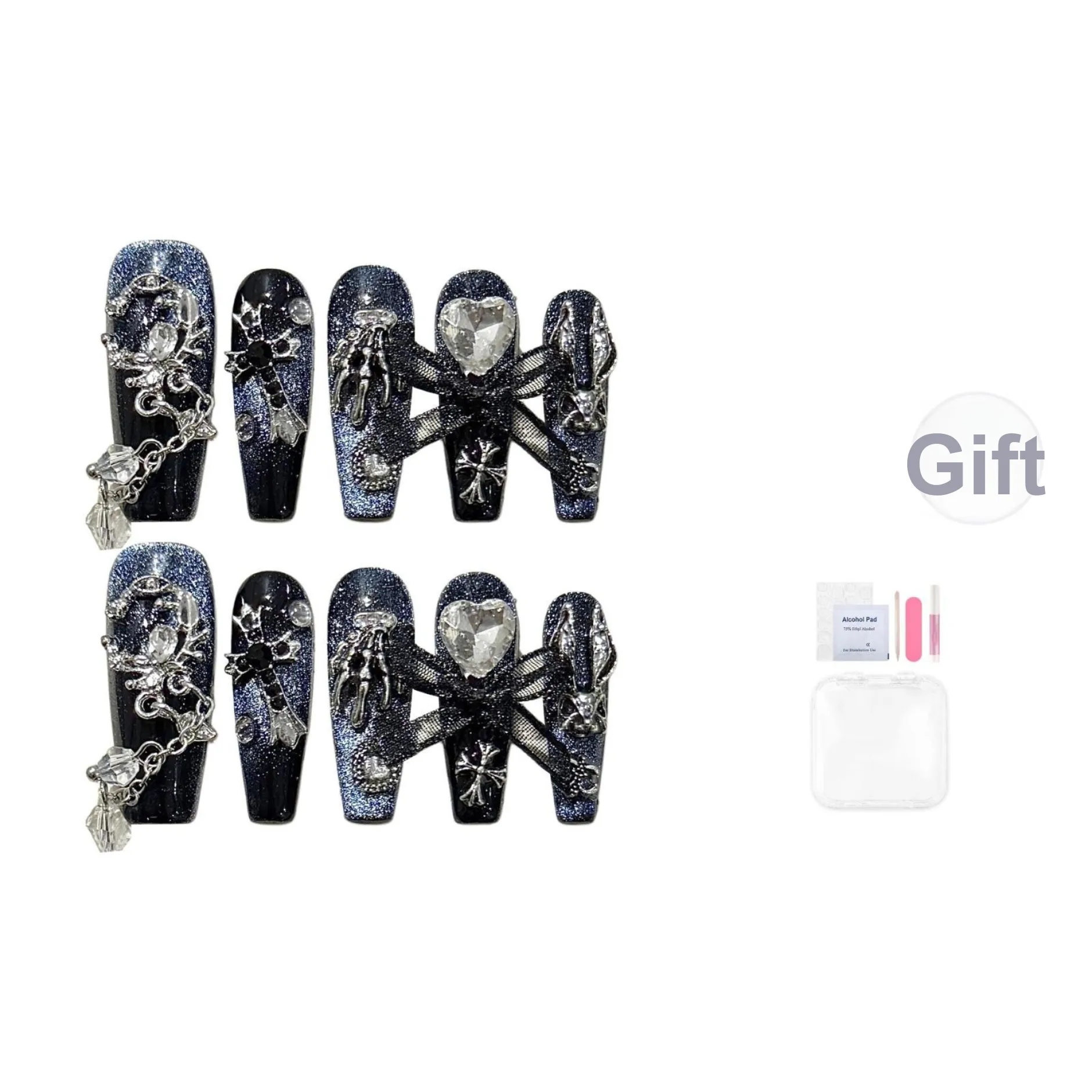 SHANGSHIQIN Элегантность Сверкающий страз Люксовый стиль Осветляющий 25 мм Средний LADDER Черный Однотонный