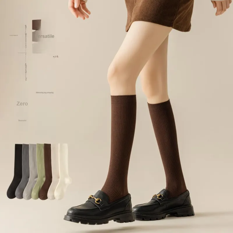 XXLLG Knee High Socks Women's 2 Pack-4