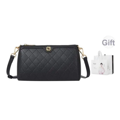 TUCANO Корова Кожа Подарочный Набор Первая Выбор OF Предметы. Сумка через плечо Средняя Женская Классическая Черная