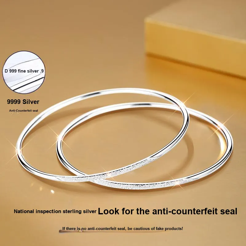 EAST BEAUTY S999 Fine Silver Sterling Silver Bracelets Women's-3