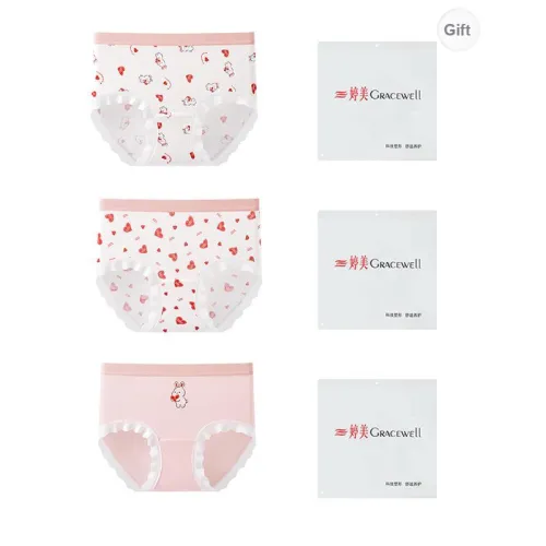 GRACEWELL Underpants Women's Shopping Bag 3 Pack