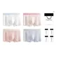 4 Pack[Apricot+Light Pink+Silver Gray+White]