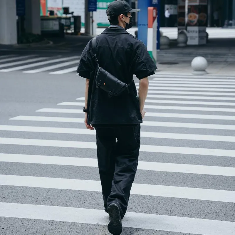 ONRF Polyester Laptop Backpack Large Size Unisex Cool Black-15