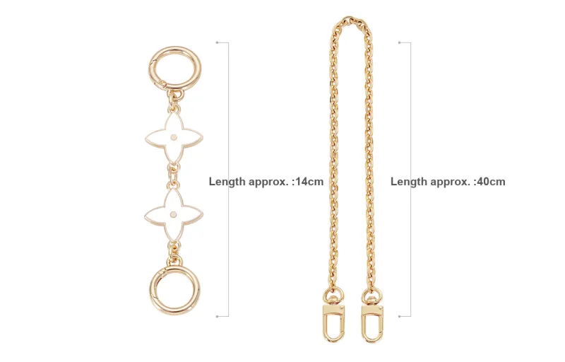 GUYI Metal Bag Accessory Bag Strap Women's Gold Tone-13