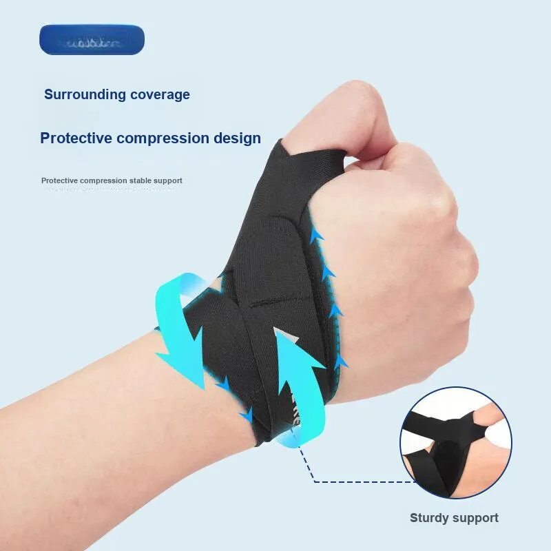 NAILEKESI Wristbands Breathable And Protective Black Polyester, Elastane Professional Protective Equipment-4
