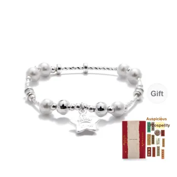 MEOBURLIY 925 Sterling Silver Bracelets Women's