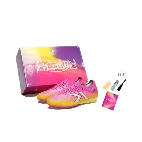 KELME Shadow 2,0 MG MULTI Ground Амортизация Износостойкие футбольные бутсы Unisex Розовый Красный Желтый