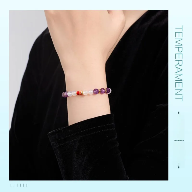 Oriental Jade Chalcedony Jade Bracelets Women's-3