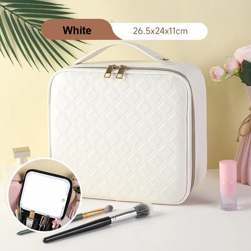 MUYAXUAN Professional Cosmetics Storage Bag Large Capacity Portable Makeup Bag-3