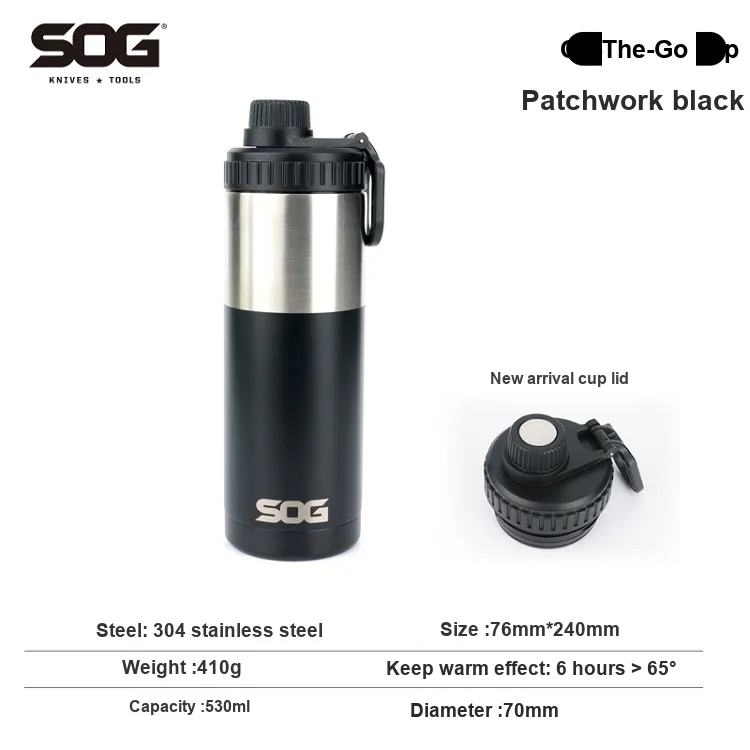 SOG Insulated Cups Water Container 530ml 304 Stainless Steel Cup-7