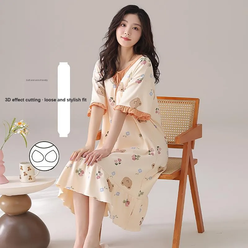 Pretty lady Women's Nightgowns-2