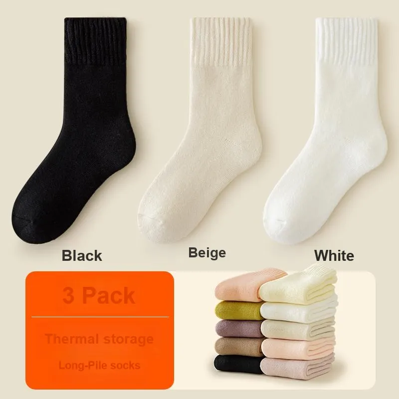 H YXIANG Mid Calf Socks Women's Combo Set-11