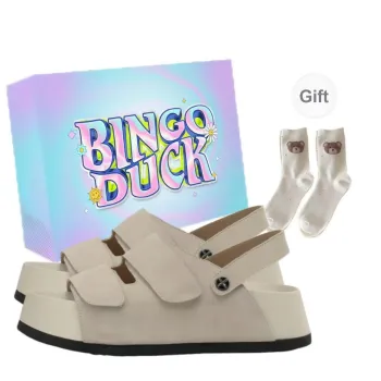 BINGO DUCK Slip Resistant Odor Resistant Slide Slippers Women's
