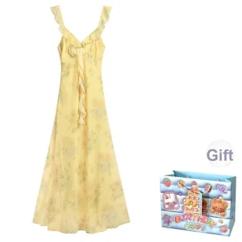 REMOULD Slip Dresses Women's Yellow