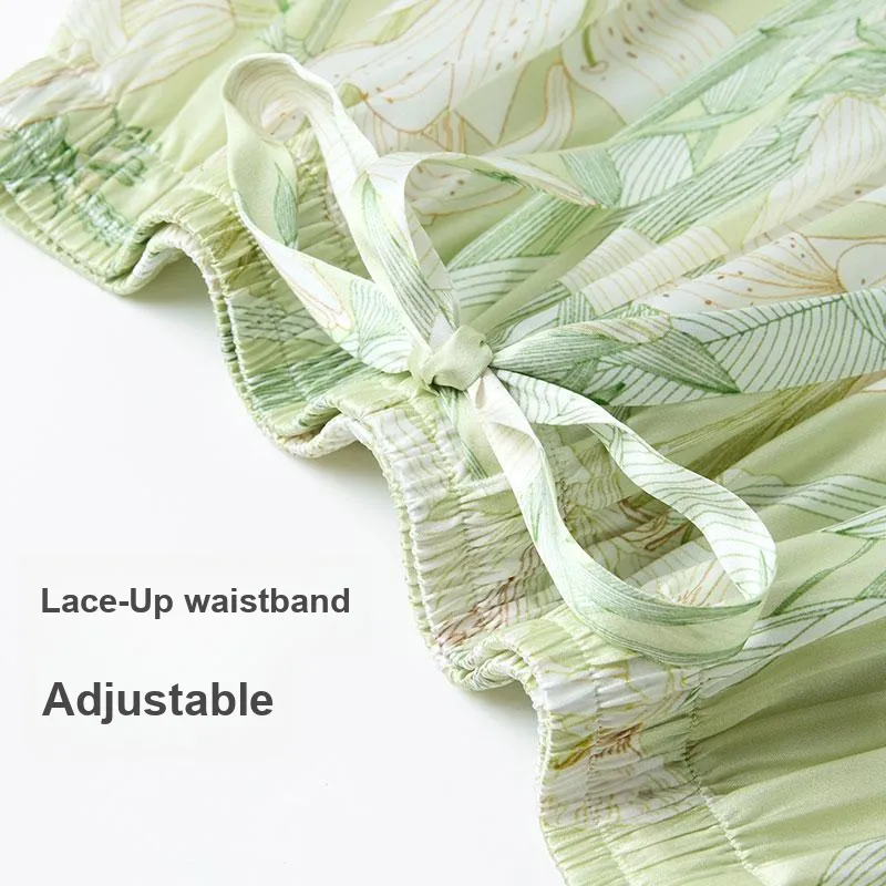Shuya Pajama Set Women's Light Green-2